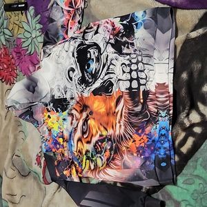 Skull Lion 3D Hoodie 2X